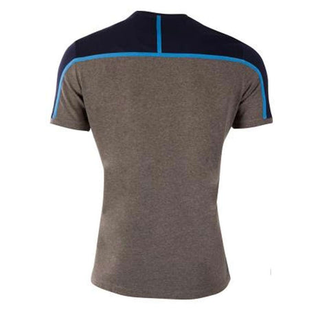 2018-2019 Scotland Macron Rugby Travel Polycotton T-Shirt (Charcoal) - Kids_1