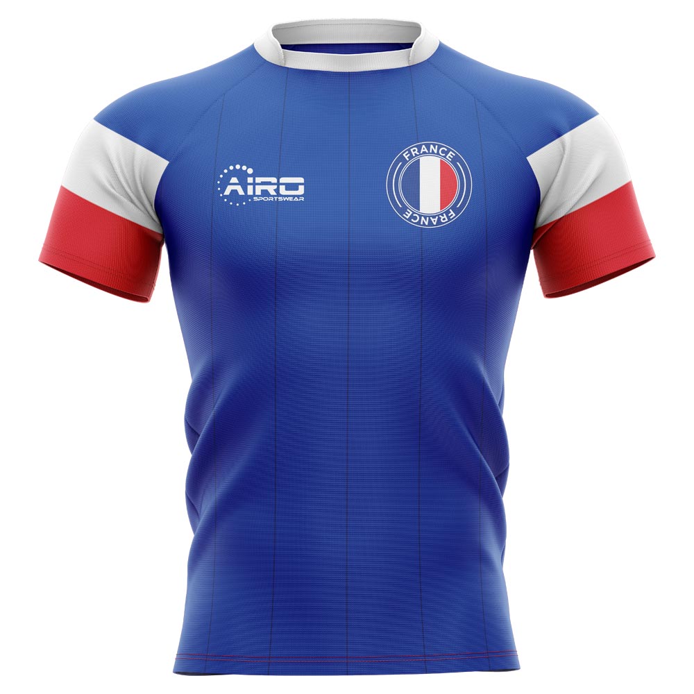 2025-2026 France Home Concept Rugby Shirt - Kids (Long Sleeve)_1