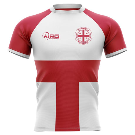 2025-2026 Georgia Flag Concept Rugby Shirt - Womens_1