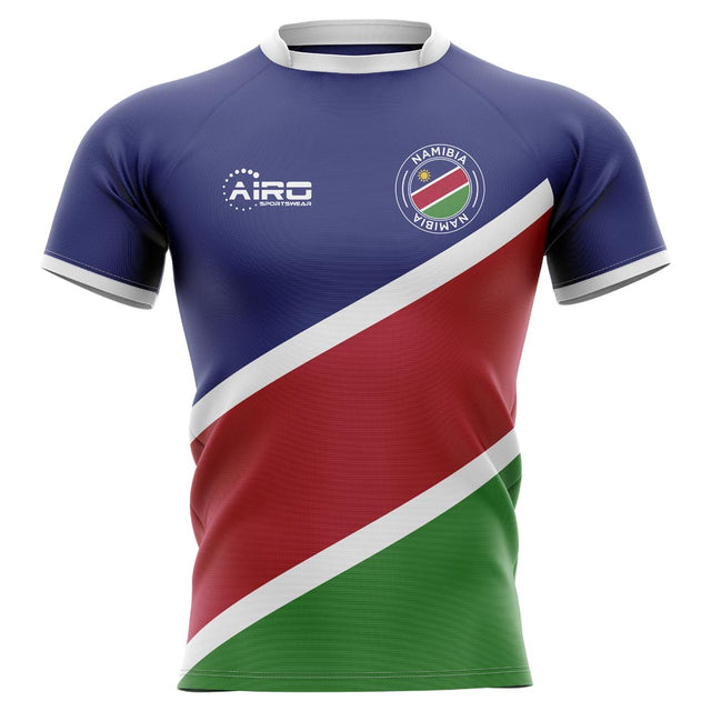 2025-2026 Namibia Flag Concept Rugby Shirt - Little Boys_1