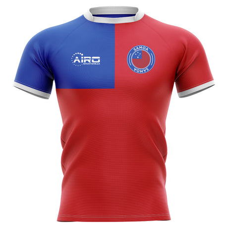 2025-2026 Samoa Flag Concept Rugby Shirt - Adult Long Sleeve_1