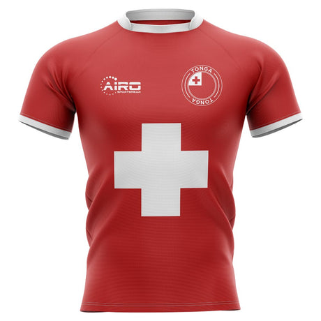 2025-2026 Tonga Flag Concept Rugby Shirt - Little Boys_1