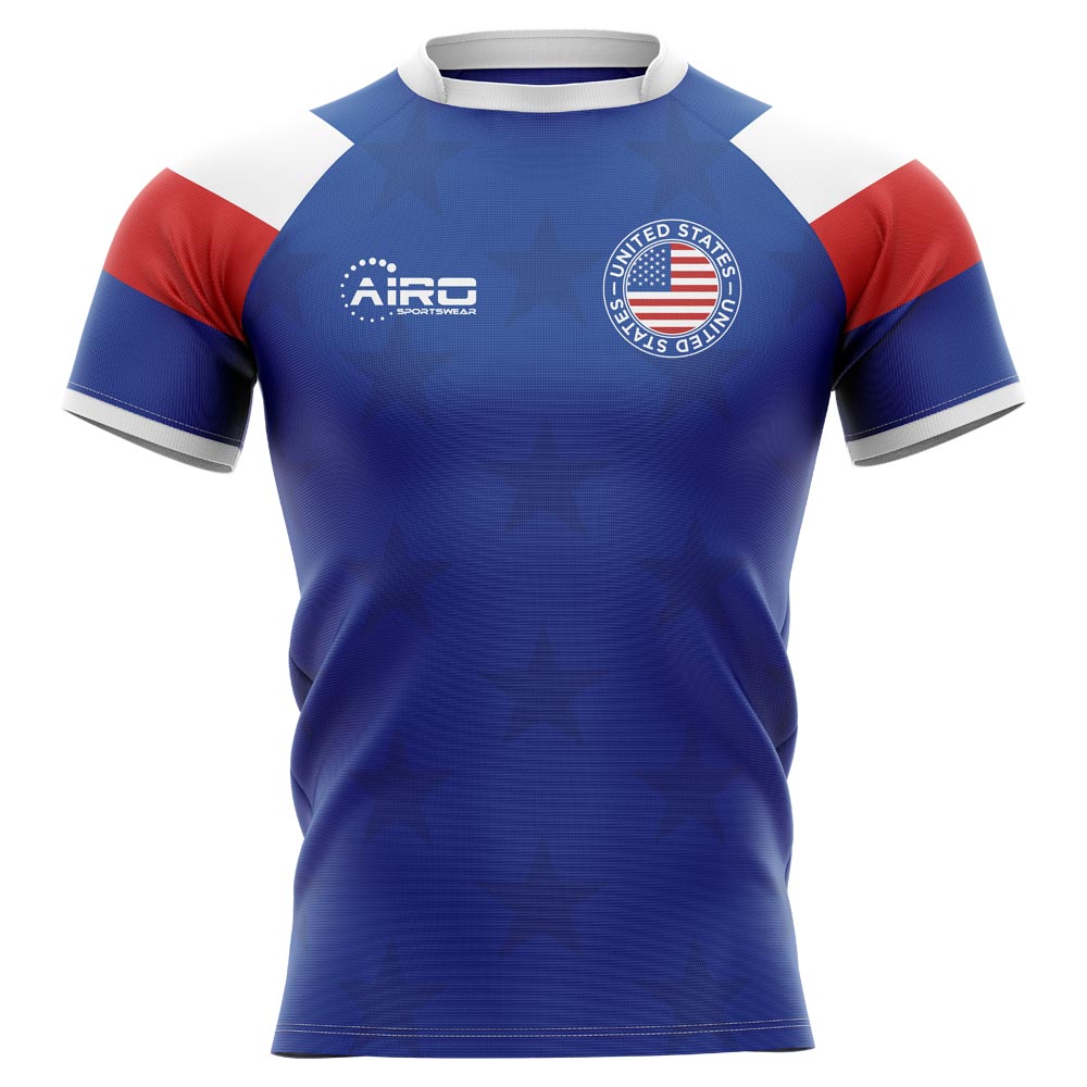 2025-2026 United States USA Home Concept Rugby Shirt - Kids (Long Sleeve)_1