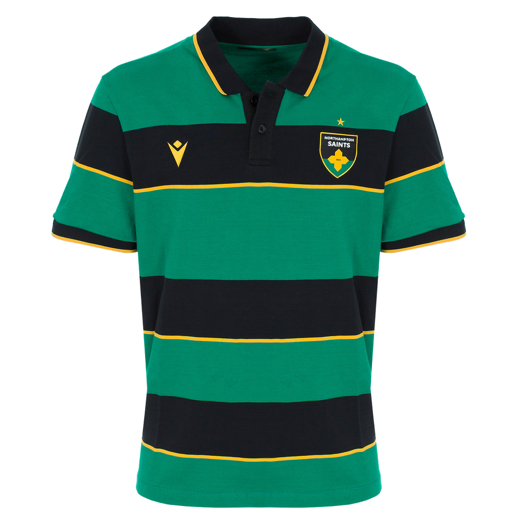 2026-2027 Northampton Saints Home Cotton Rugby Shirt (Your Name)_2
