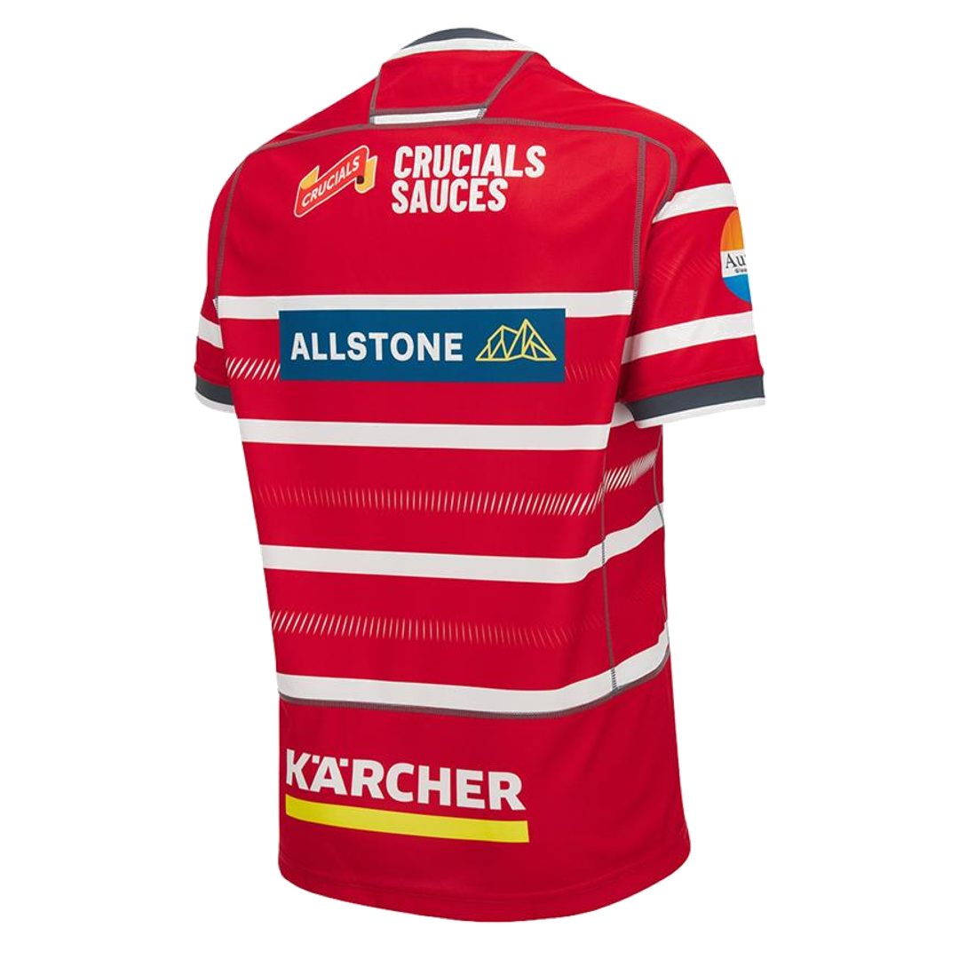 2026-2027 Gloucester Rugby Poly Home Replica Shirt - Kids (Your Name)_1