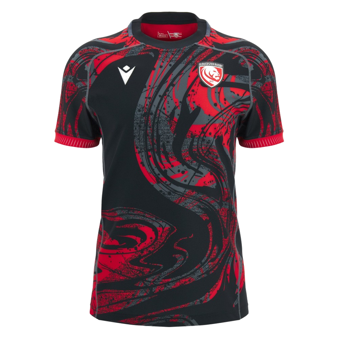 2026-2027 Gloucester Rugby Training Shirt (Black)_0