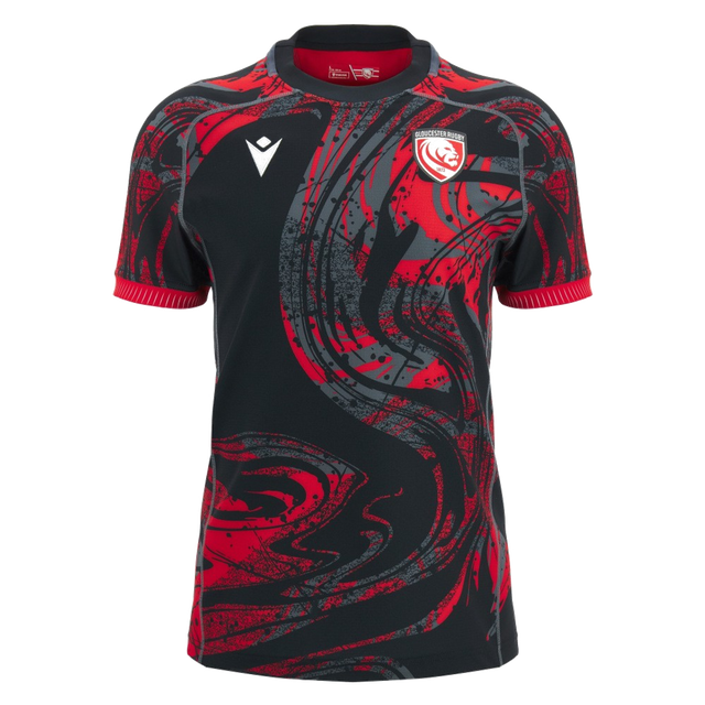 2026-2027 Gloucester Rugby Training Shirt (Black)_0