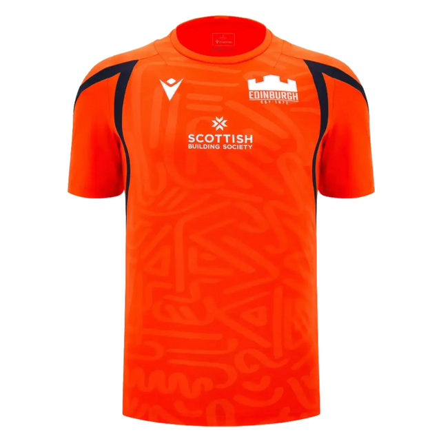 2026-2027 Edinburgh Rugby Poly Training Shirt (Orange)_0
