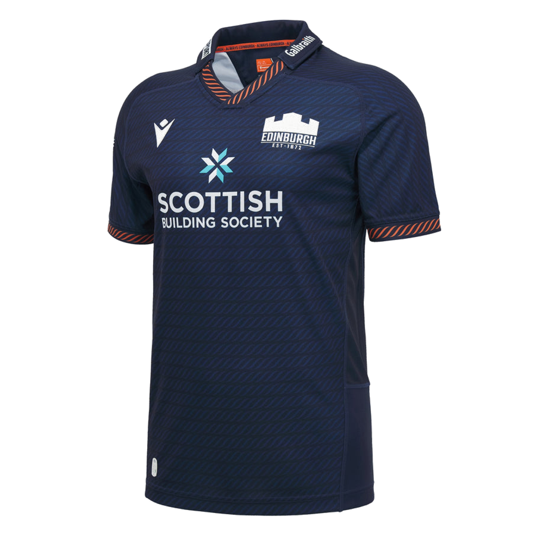2026-2027 Edinburgh Rugby Poly Home Shirt - Kids (Your Name)_2