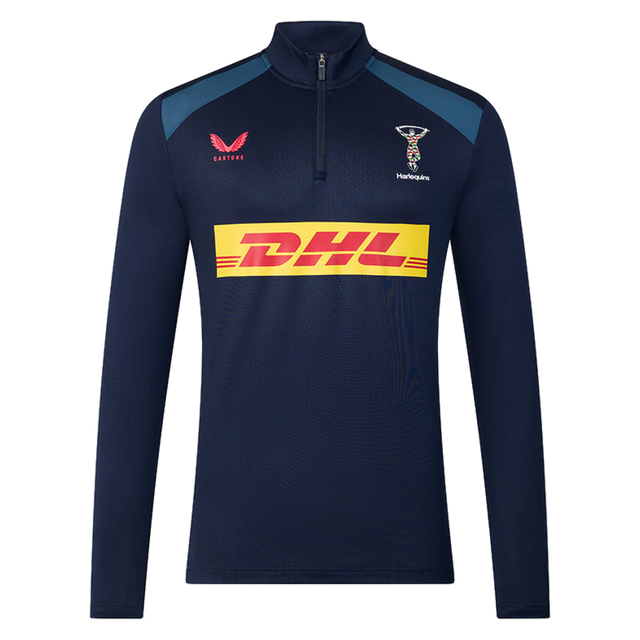 2026-2027 Harlequins Training Quarter Zip Top (Navy)_0