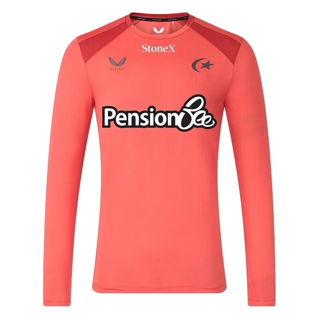 2026-2027 Saracens Rugby Long Sleeve Training Shirt (Rose)_0