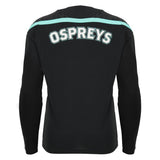 2026-2027 Ospreys Rugby Poly Long Sleeve Training Shirt (Black)_1