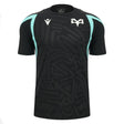 2026-2027 Ospreys Rugby Poly Training Shirt (Black) - Kids_0