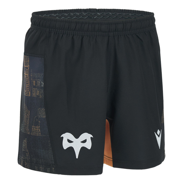 2026-2027 Ospreys Rugby Home Shorts (Black) - Kids_0