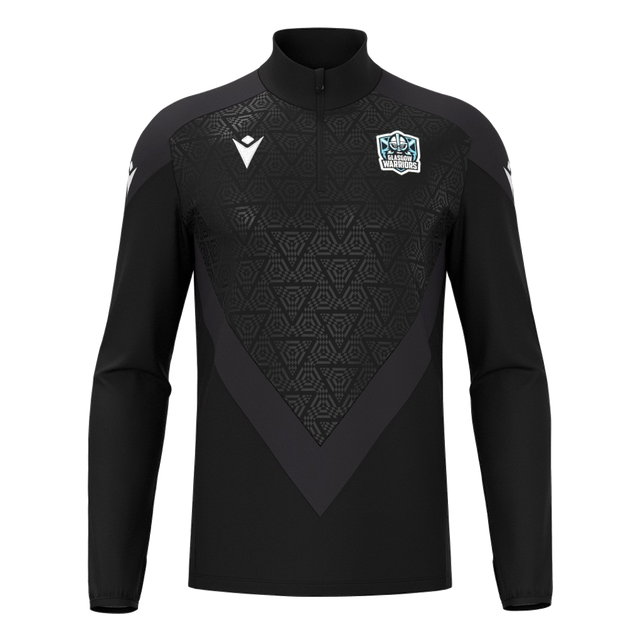 2026-2027 Glasgow Warriors 1/4 Zip Training Top (Black)_0