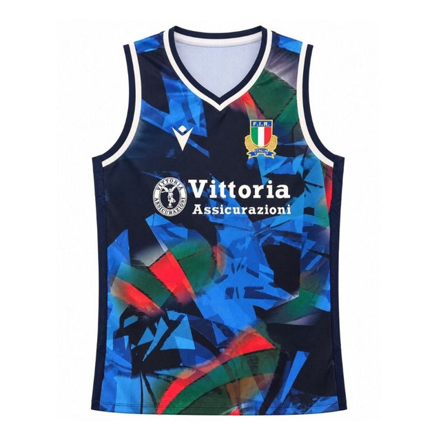 2026-2027 Italy Rugby Training Singlet (Navy)_0