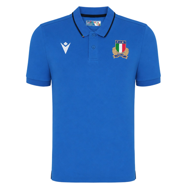 2026-2027 Italy Rugby Cotton Polo Shirt (Blue)_0