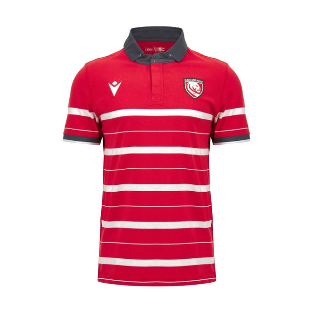2026-2027 Gloucester Rugby Short Sleeve Cotton Replica Home Shirt_0