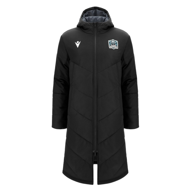 2026-2027 Glasgow Warriors Long Padded Jacket (Black)_0