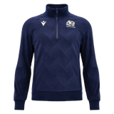 2026-2027 Scotland Rugby Quarter Zip Fleece Top (Navy)_0