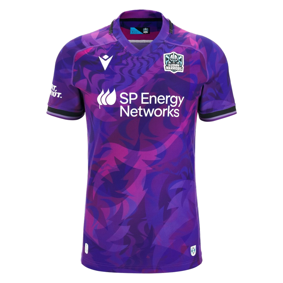 2026-2027 Glasgow Warriors Rugby Training Shirt (Purple) (Your Name)_2