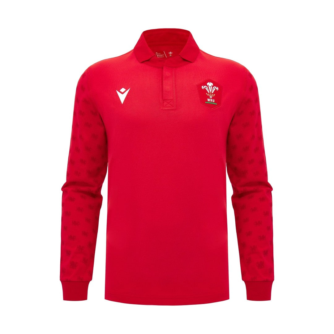 2026-2027 Wales WRU Rugby Home Cotton Long Sleeve Shirt_0