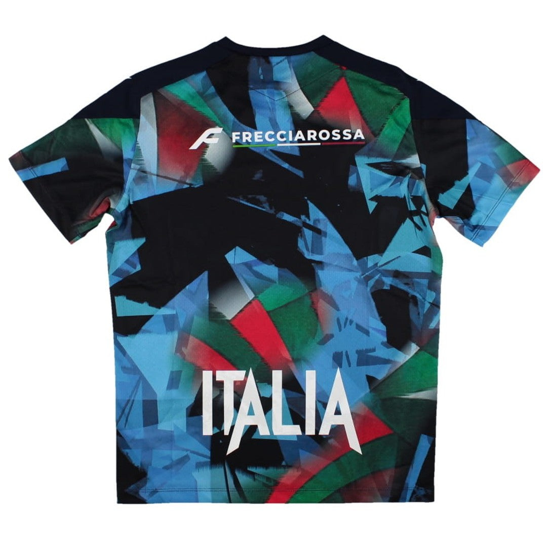 2026-2027 Italy Rugby Training Player Shirt (Navy) - Kids (Your Name)_1