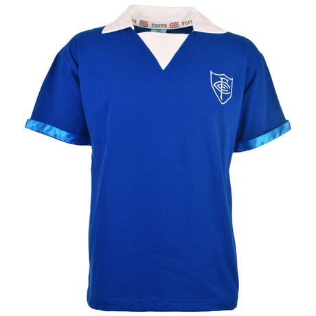 Chelsea FC S/Sleeve Kids Retro Football Shirt_0