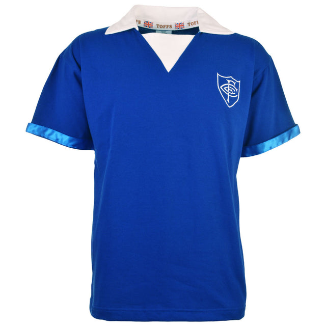 Chelsea FC S/Sleeve Kids Retro Football Shirt_0