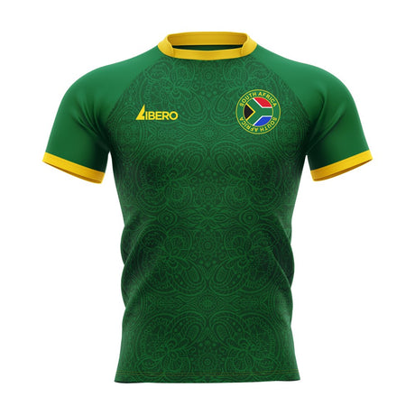  2025-2026 Springboks South Africa Home Rugby Shirt Adult Long Sleeves_1