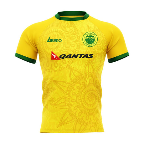  2025-2026 Wallabies Australia Home Rugby Shirt Adult Long Sleeves_1