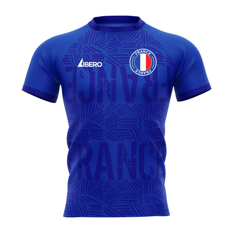  2025-2026 France Concept Home Rugby Shirt Adult Long Sleeves_1