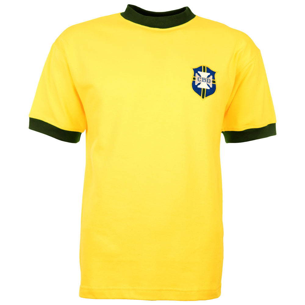 Brazil 1970 World Cup No 10 Kids Retro Football Shirt_1