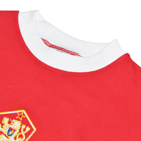 Czechoslovakia 1960s Kids Retro Football Shirt_2