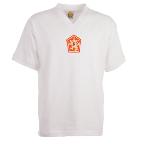Czechoslovakia 1970 World Cup Kids Retro Football Shirt_0