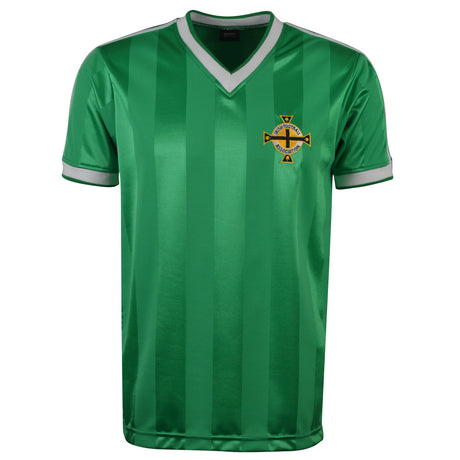 Northern Ireland 1984 Polyester Kids Retro Football Shirt_0