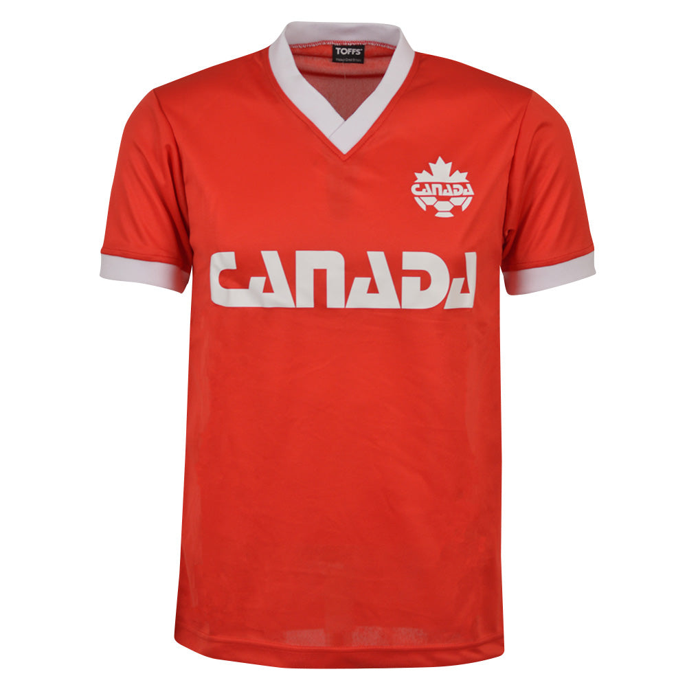 Canada 1980s Retro Football Shirt_0