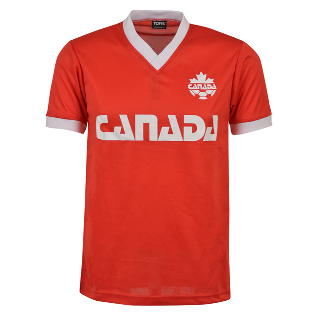Canada 1980s Retro Football Shirt_0