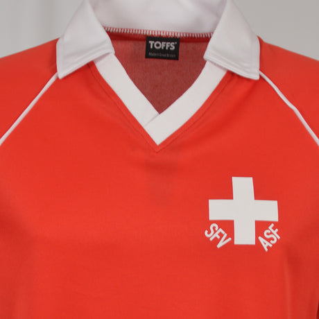 Switzerland 1980 Home Retro Football Shirt_1