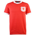 Wales Short Sleeve Kids Red Retro Football Shirt_0