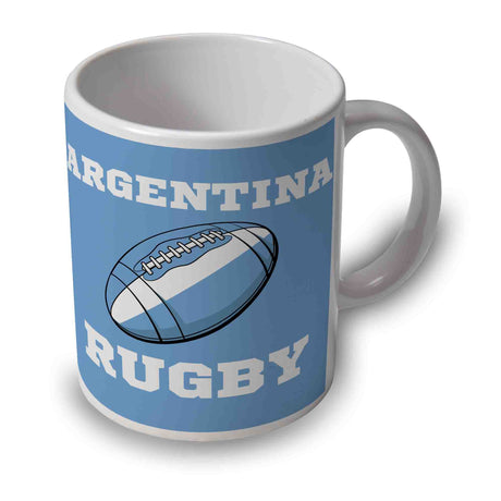 Argentina Rugby Ball Mug_1