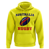 Australia Rugby Ball Hoody (Yellow)_1