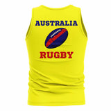 Australia Rugby Ball Tank Top (Yellow)_1