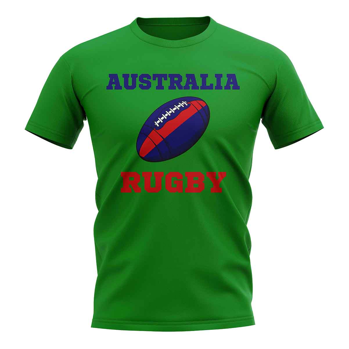Australia  Rugby Ball T-Shirt (Green)_1