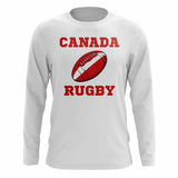 Canada Rugby Ball Long Sleeve Tee (White)_1