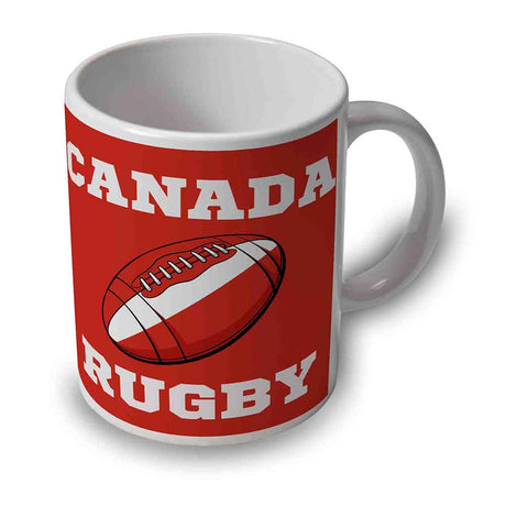 Canada Rugby Ball Mug (Red)_1