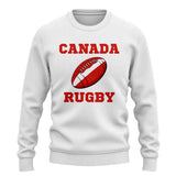 Canada Rugby Ball Sweatshirt (White)_1