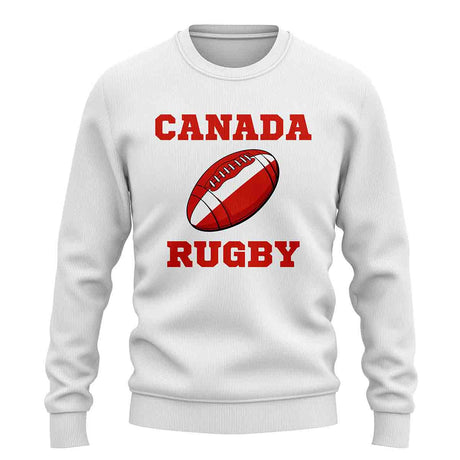 Canada Rugby Ball Sweatshirt (White)_1
