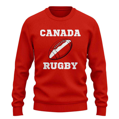 Canada Rugby Ball Sweatshirt (Red)_1