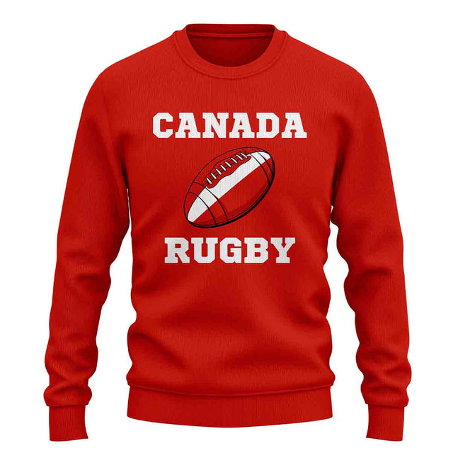 Canada Rugby Ball Sweatshirt (Red)_1